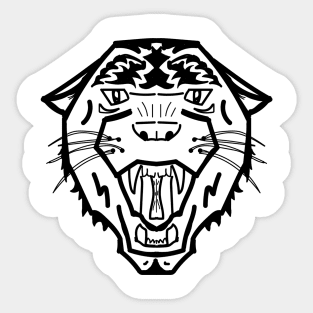 Black Tiger Sticker